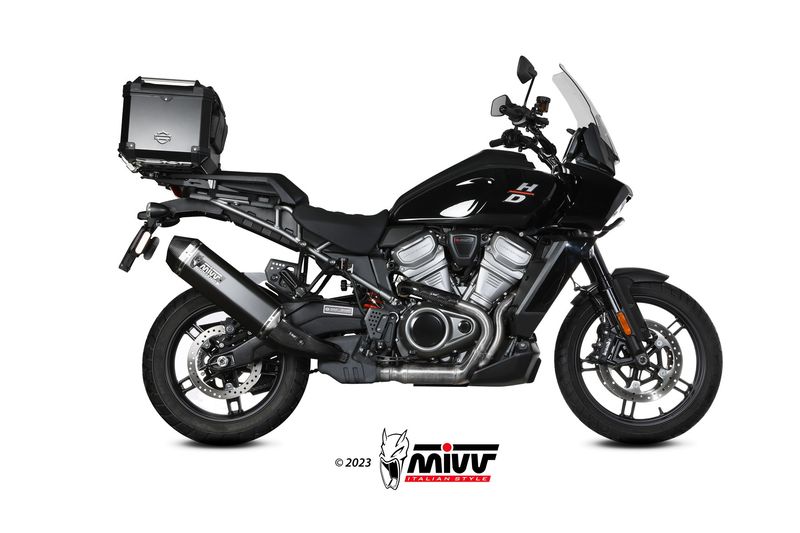 Escape Mivv SPEED EDGE ACERO INOXIDABLE NEGRO HARLEY DAVIDSON PAN AMERICA / ESPECIAL 2021 > 2025
