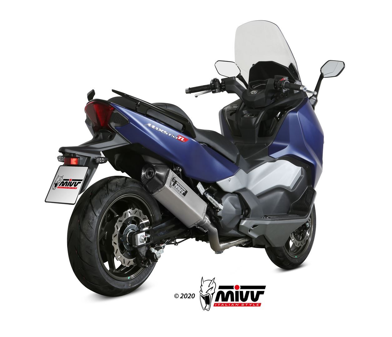 Escape Mivv BORDE DE VELOCIDAD INOXIDABLE SYM MAXSYM TL 500 2019 > 2020
