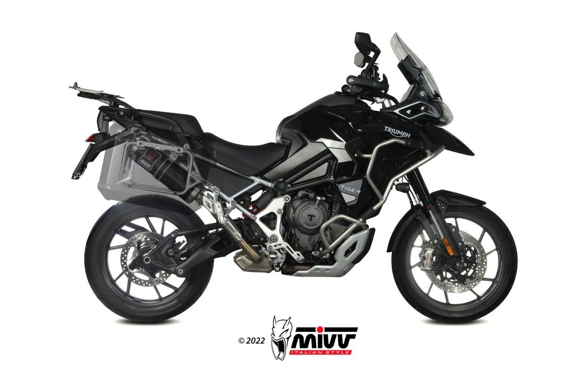 Escape Mivv Dakar Negro TRIUMPH TIGER 1200 2021 > 2025