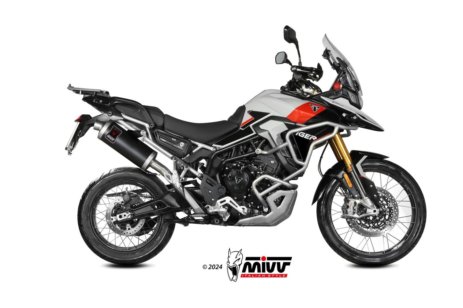Escape Mivv Dakar Negro TRIUMPH TIGER 900 / GT / PRO / RALLY 2024 > 2025