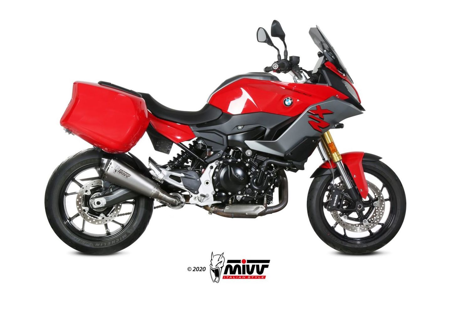 Escape Mivv DELTA RACE INOX BMW F 900 XR 2025 > 2025
