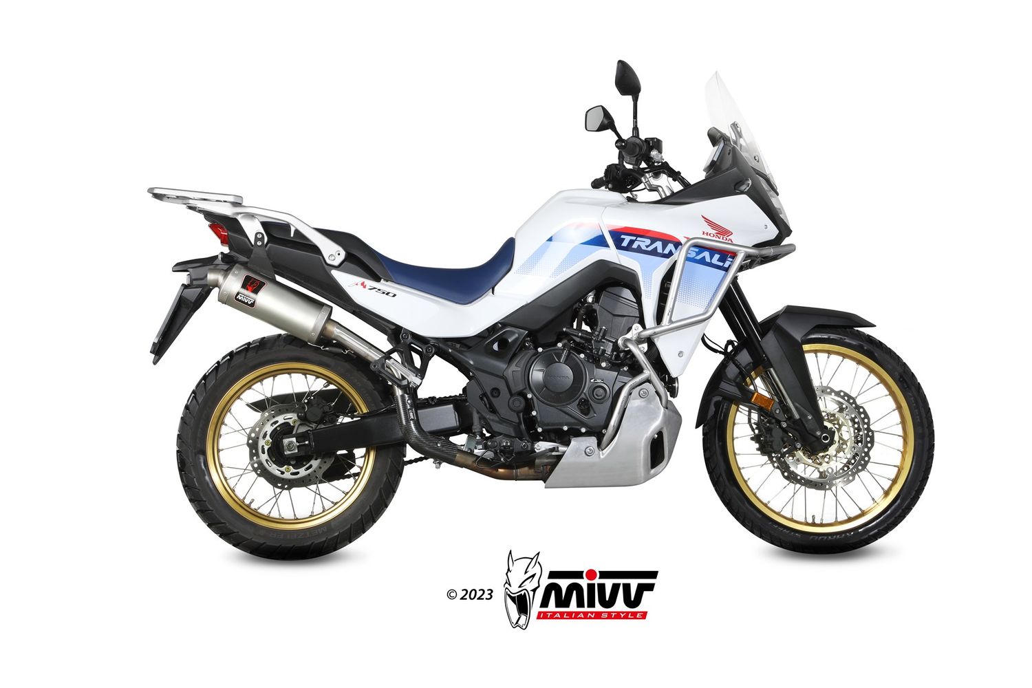 Escape Mivv DAKAR INOX HONDA XL 750 TRANSALP 2025 > 2025