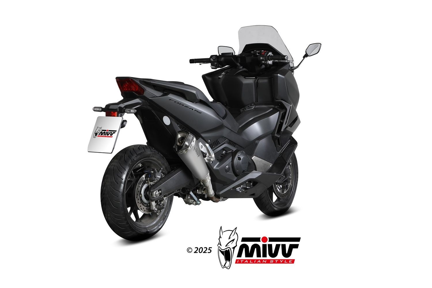 Escape Mivv DELTA RACE INOX HONDA FORZA 750 2025 > 2025