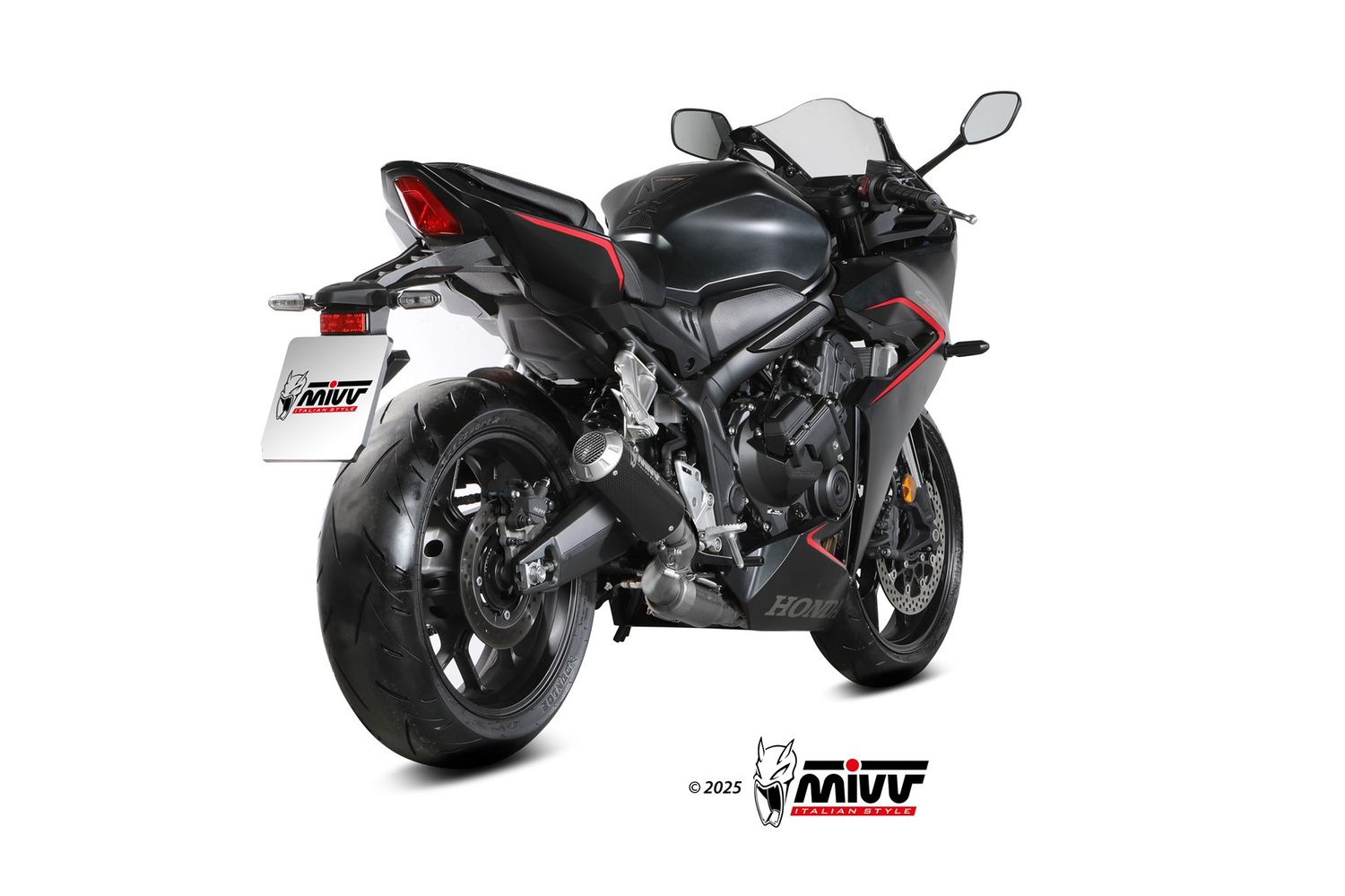 Escape Mivv GP PRO INOX NEGRO HONDA CBR 650 R 2024 > 2025