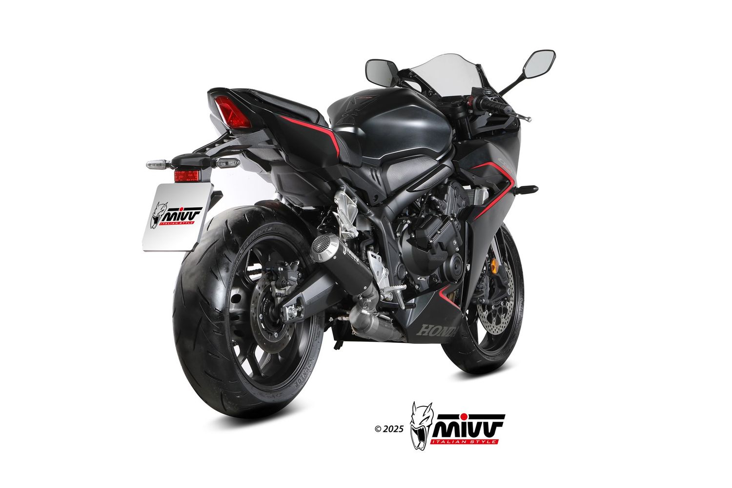 Escape Mivv MK3 INOX NEGRO HONDA CBR 650 R 2024 > 2025