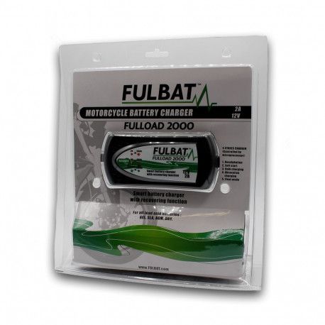 CARGADOR BATERÍA FULBAT FULLLOAD 2000 12V 2A