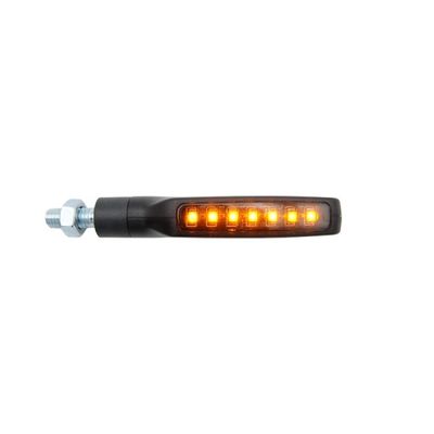 Lightech Intermitente Secuencial (Juego Intermitentes de Dirección Homologado E8) en Color Negro
