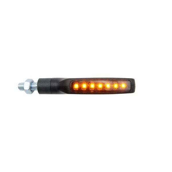 Lightech Intermitente Secuencial (Juego Intermitentes de Dirección Homologado E8) en Color Negro