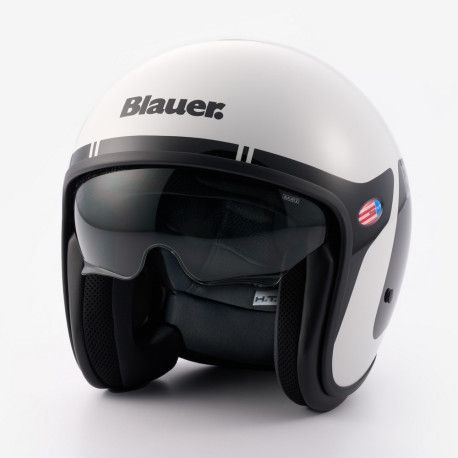 CASCO BLAUER PILOT 06 GO BLANCO / NEGRO