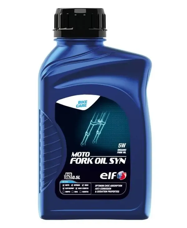 Aceite para Horquilla Elf MOTO FORK OIL SYN 5W SYN 500 ML