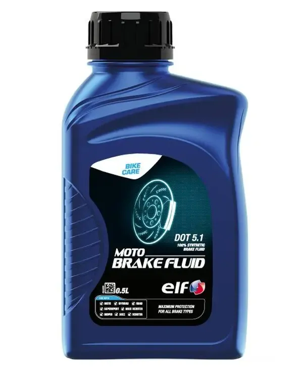 Liquido de frenos Elf MOTO BRAKE FLUID DOT 5.1 500 ML