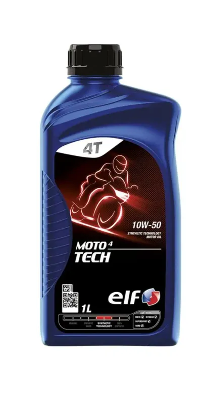 Aceite Elf OIL MOTO 4 TECH 10W-50 SYN 1L
