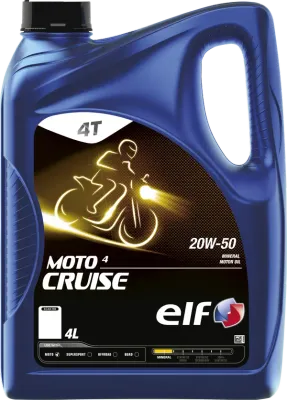 Aceite Elf OIL MOTO 4 CRUISE 20W50 ADV 4L