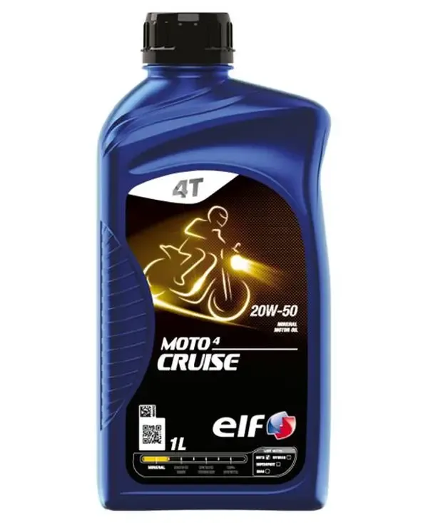 Aceite Elf OIL MOTO 4 CRUISE 20W50 ADV 1L