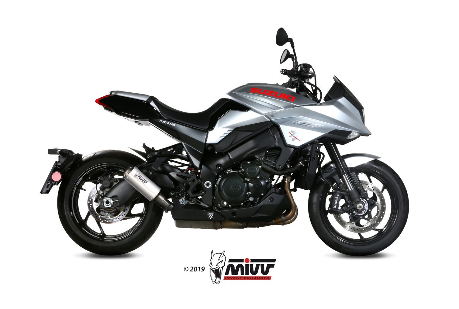 Sistema de escape Mivv MK3 INOX para SUZUKI KATANA 2025 > 2025