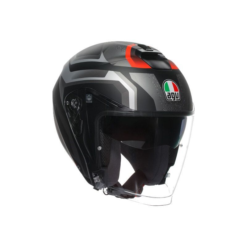 CASCO AGV IRIDES AGV E2206 ZURIGO MATT BLACK/GREY