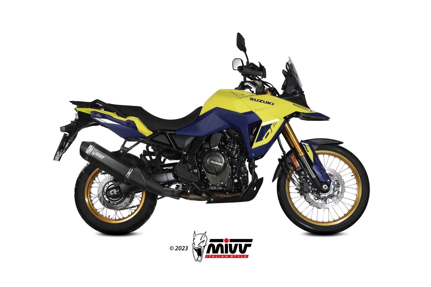 Sistema de escape Mivv SPEED EDGE INOX NEGRO SUZUKI V-STROM 800 DE 2025 > 2025