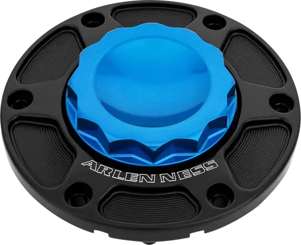 Tapón deposito Arlen Ness GAS CAP - HD - FLT 24-UP - 12 POINT - BLUE