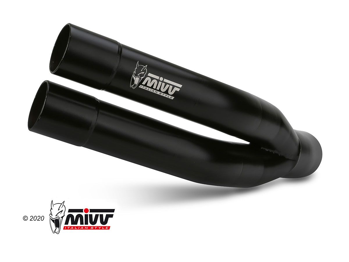 Escape Mivv DOUBLE GUN INOX NEGRO - KAWASAKI Z900 2025 > 2025