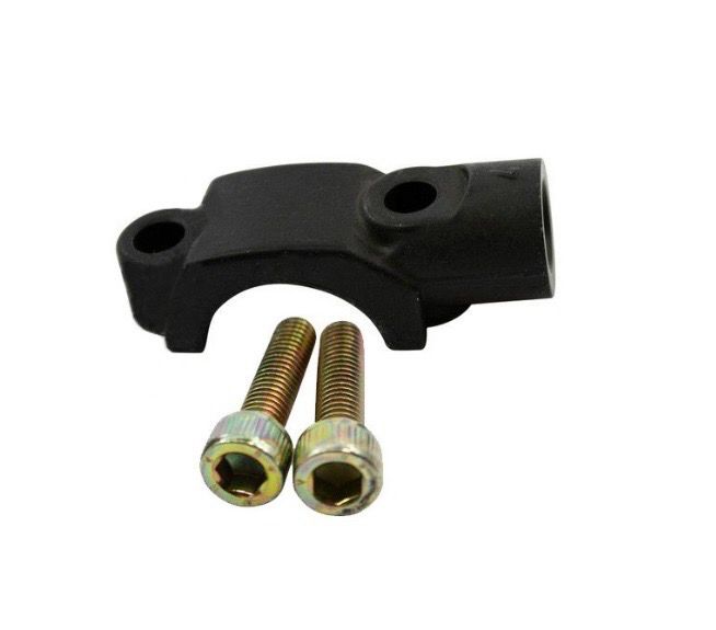 Brida de Manillar original para Ducati en color negro para Monster 696, 796 Incluye los dos tornillos de anclaje.