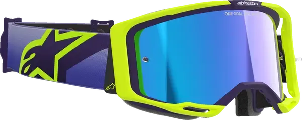 Gafas de protección Vision 8 Vista MX ALPINESTARS GOGGLE VISION 8 CORP PRP/YLWPNK/MIR GLD
