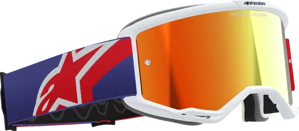 Gafas de protección Vision 5 Corp ALPINESTARS GOGGLE VISION 5 CORP RED/PURP/MIR RED