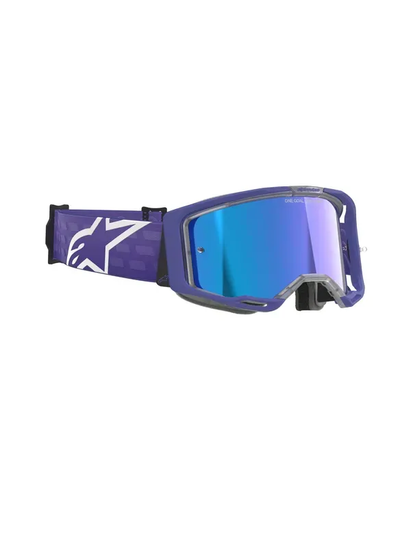 Gafas de protección Vision 8 Vista MX ALPINESTARS GOGGLE VISION 8 CORP PURPLE MIRROR-BLUE