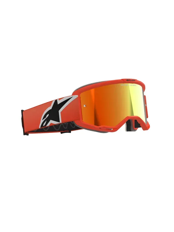 Gafas de protección Vision 5 Corp ALPINESTARS GOGGLE VISION 5 CORP ORANGE MIRROR-RED