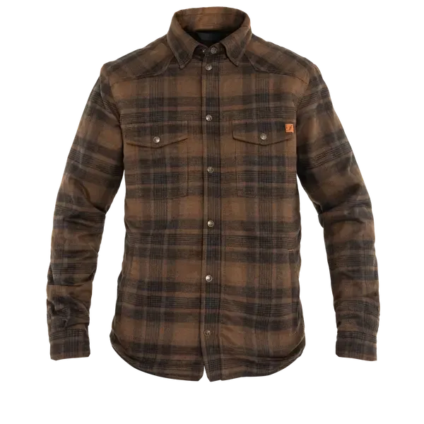 Chaqueta Motoshirt estilo camisa JOHN DOE MOTOSHIRT WOODY BROWN
