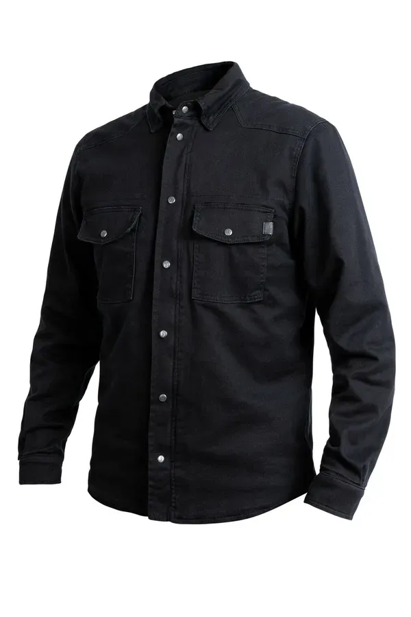 Chaqueta Motoshirt estilo camisa JOHN DOE MOTOSHIRT BLACK
