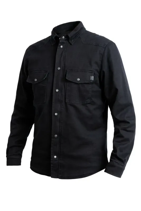 Chaqueta Motoshirt estilo camisa JOHN DOE MOTOSHIRT BLACK