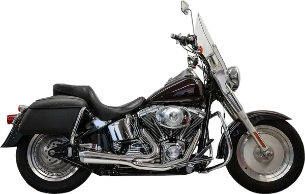 Sistema de escape 2-into-1 Ripper Exhaust System BASSANI XHAUST EXHAUST 2-1 SHORT RIPPER - SFTL 89-17 - CHROME