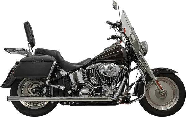 Sistema de escape 2-into-2 BASSANI XHAUST EXHAUST DRAG PIPE DUALS - SFTL 86-17 - CHROME