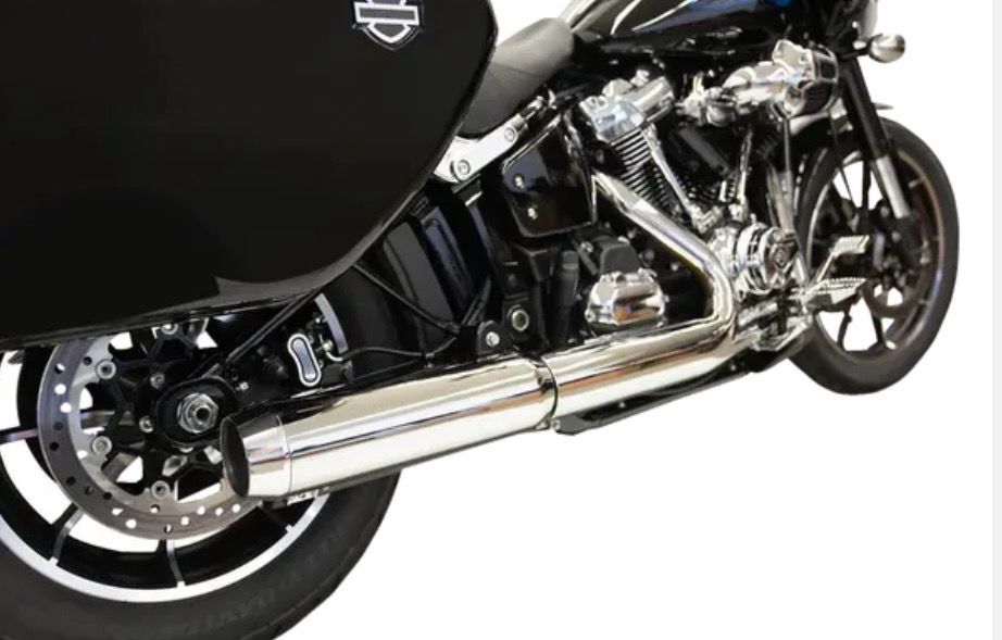 Silenciadores Bassani 4" Slip-On Muffler with Baffle Core BASSANI XHAUST MUFFLER SLIP-ON 4" W/BAFFLE - 49 ST - SFTL 25-UP - BLACK para HD