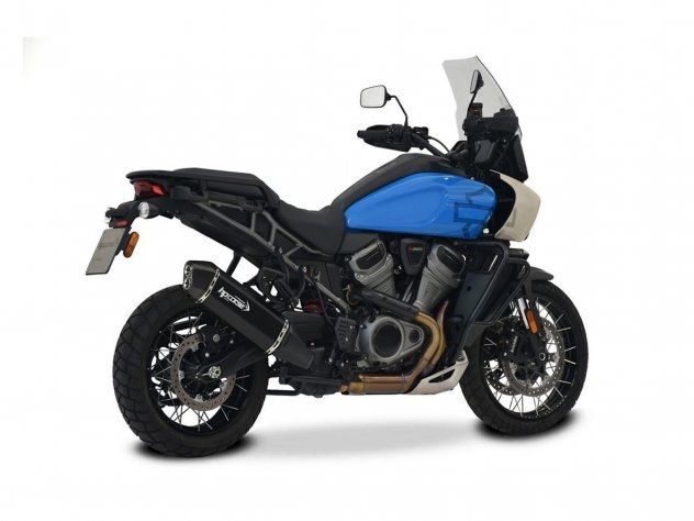 ESCAPE SPS CARBON 350 TITANIO BLACK HP CORSE TERMINAL HARLEY DAVIDSON PAN AMERICA 1250 2020-2024
