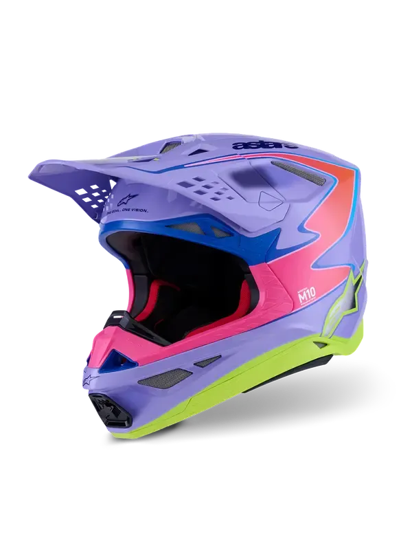 Casco ALPINESTARS HELMET SM10 JETT PURPLE/PINK