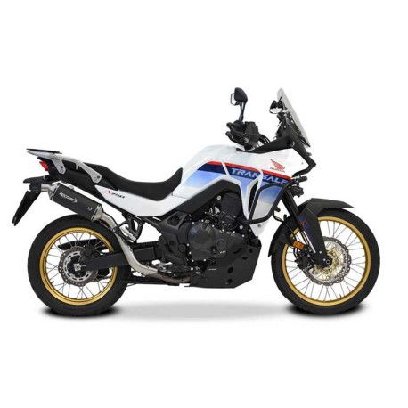 SILENCIOSO ALTO HP CORSE HOM SP-2 CORTO TITANIO NEGRO HONDA XL750 TRANSALP