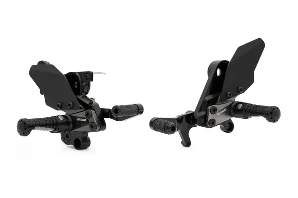 Estriberas ajustables GILLES TOOLING HONDA MONKEY 125 2022 - ADJUSTABLE REARSET AS31GT3 BLACK
