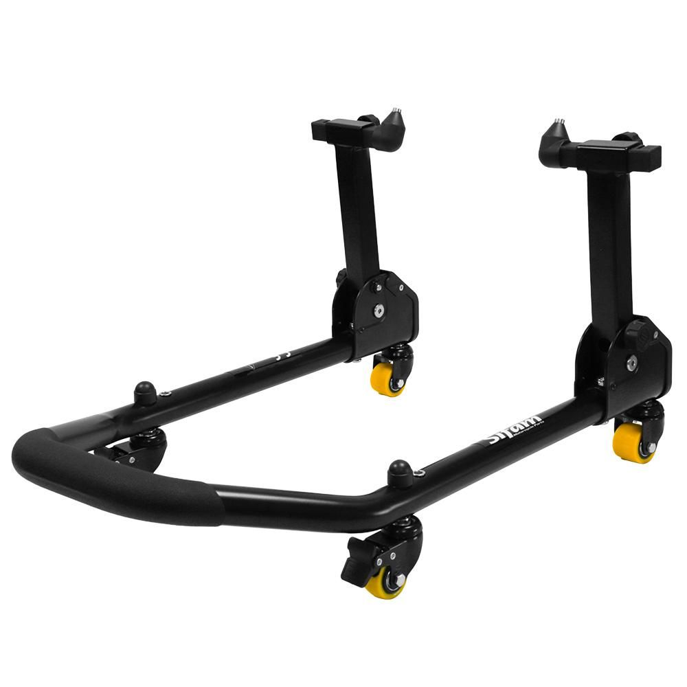 Sifam - Caballete delantero universal conruedas para moto, desmontable