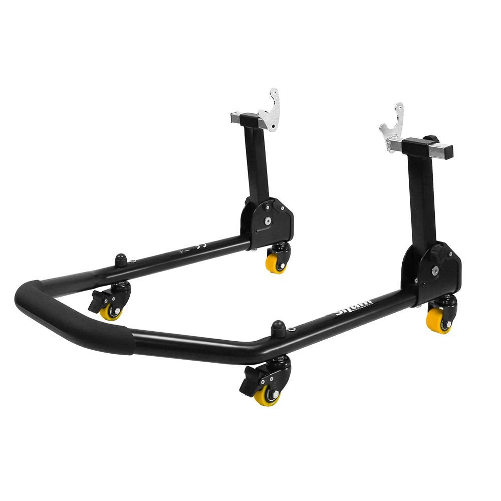 Sifam - Caballete trasero universal con ruedas para moto, desmontable