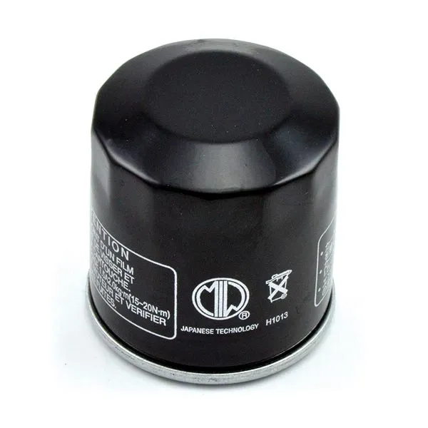 Filtro de aceite MIW H1013 para CF Moto/ Honda CB / CBR/ GL/ VFR/ VT/ XL/ Kawasaki ER/ GTR/ NINJA/ VERSYS/ VN/ Z /ZX/ Yamaha FZ/ XV/ XJ/ YZF