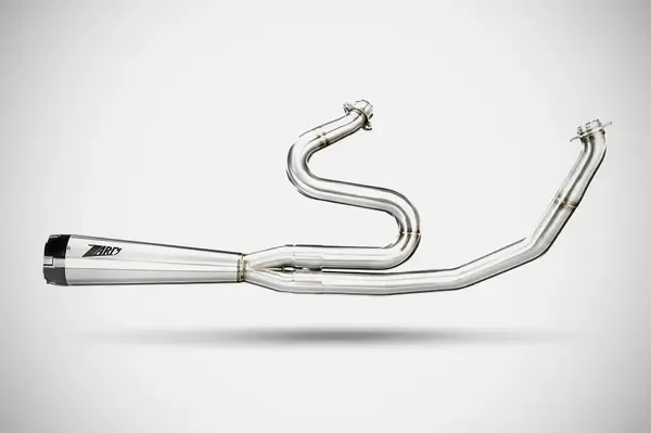 SISTEMA DE ESCAPE COMPLETO 2-EN-1 ZARD PARA H-D SOFTAIL 2in1 RACING POLISHED 2025+
