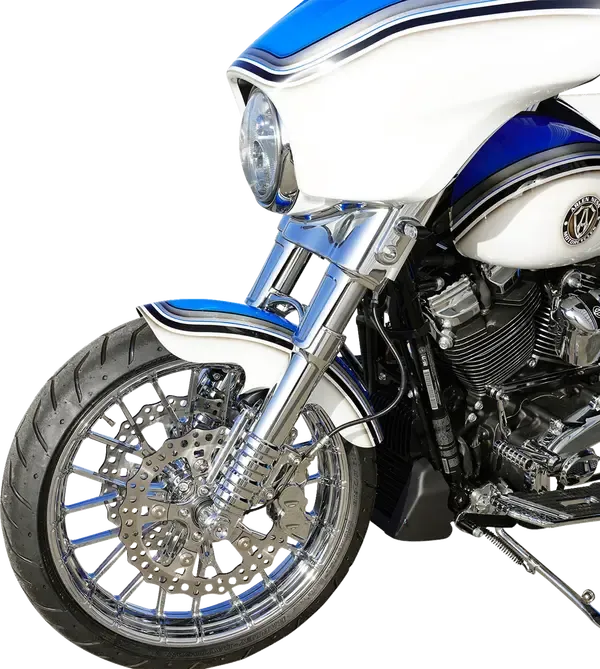 Guardabarros delantero Pro Short ARLEN NESS FENDER FRONT - FLTR/FLHX 23-25 SE - PRO SHORT STEEL - 21"