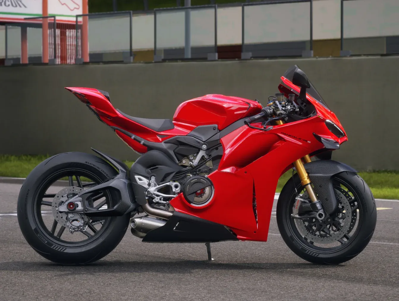 PAR DE SILENCIADORES AKRAPOVIC TITANIUM RACING DUCATI PERFORMANCE DUCATI PANIGALE V4/S 2025