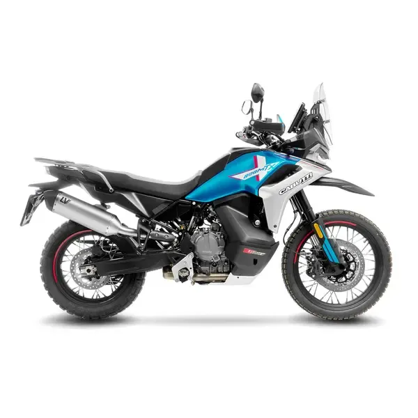 Silenciador Slip-On LV-14 Acero inox. LEOVINCE MUFFLER LV14 CF MOTO 800 MT SS/CF / HUSQVARNA 901/ KTM 790/890