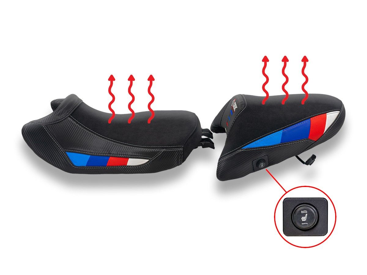 SEBR01 - BMW R1300GS ASIENTO CALEFACTADO REBAJADO CONFORT COMPLETO (CONDUCTOR + PASAJERO)