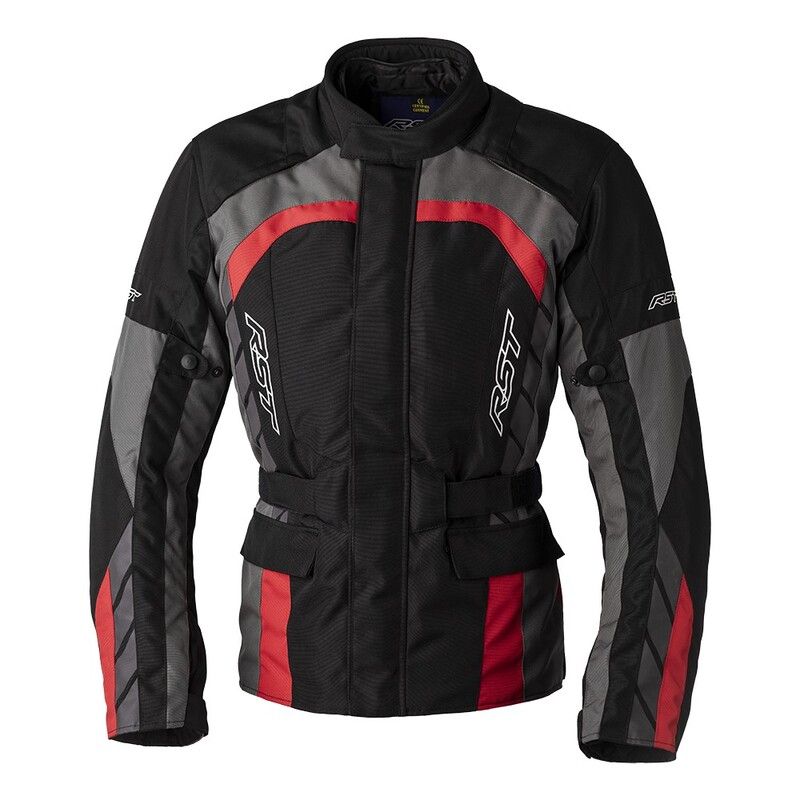 Chaqueta Textil (Hombre) RST ALPHA 5 CE Gris/Rojo