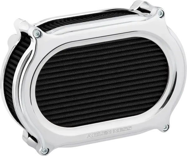 Kit de filtro de aire ovalado Stage 2 ARLEN NESS AIR CLEANER - STAGE 2 OVAL - FLT 08-16 - CHROME