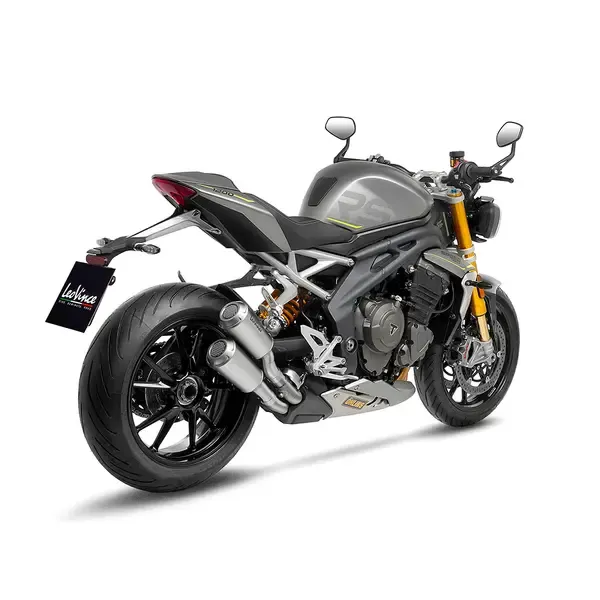 Silenciador Slip-On LV-10 Acero inox. LEOVINCE MUFFLER LV10 TRIUMPH SP TRIPLE 1200 RR Homologado