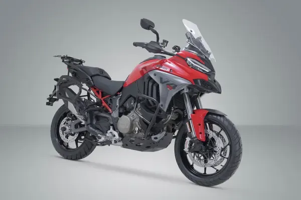 Soporte lateral PRO. Negro. Ducati Multistrada V4 (20-).